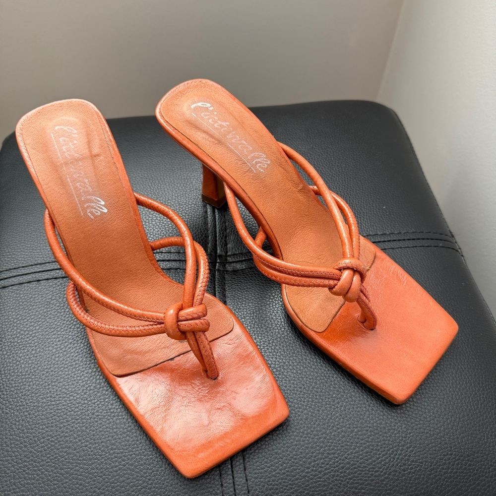 L'INTERVALLE Terracotta Strappy Heels